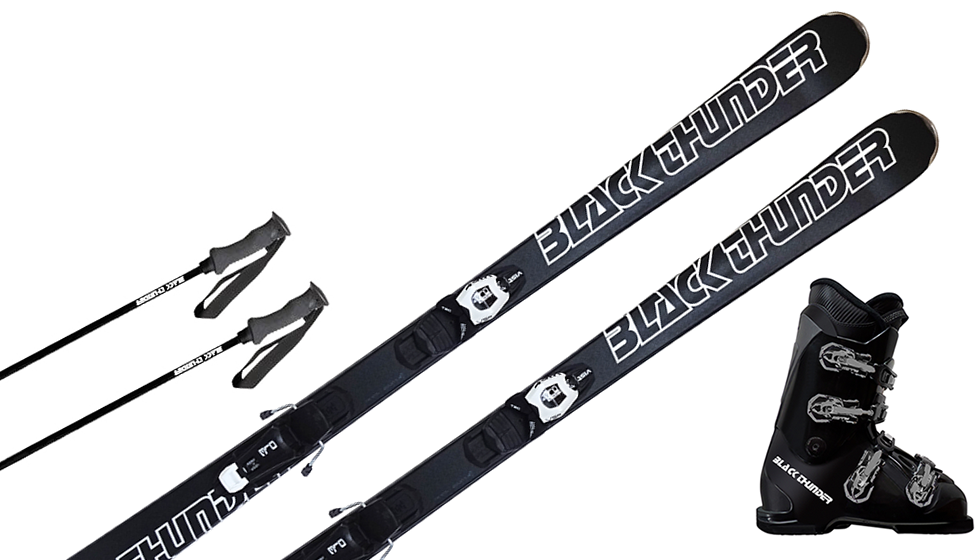 Black Thunder ski set